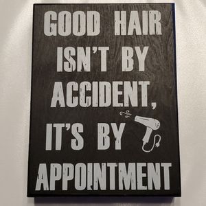 Hair salon sign